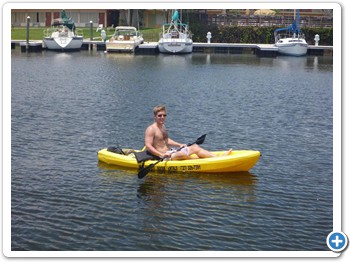 Kayaking on your own is fun!